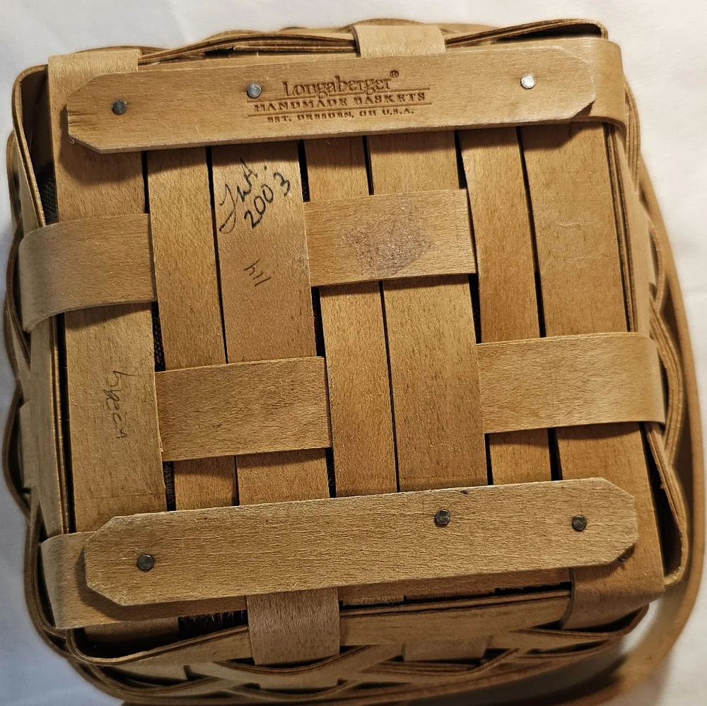 Longaberger Basket with Liner